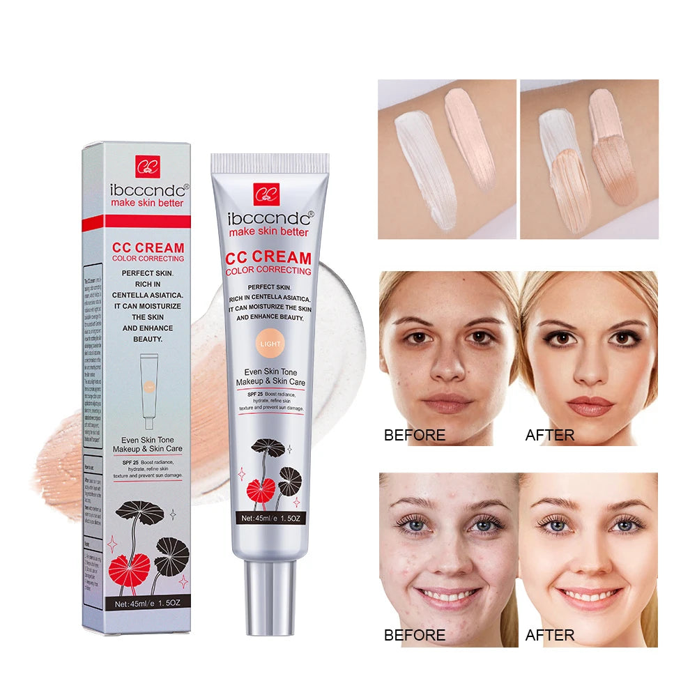 Erborian Correcting CC Cream Moisturizing Waterproof Anti-Sweat Makeup before Concealer Lasting Women Makeup Protect Skin